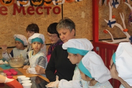 Участники детский кулинарный мастер-класс финская кухня вкусное место Мега Самара